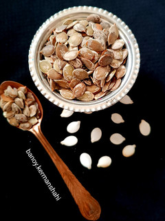 عکسی از دستور مغز تخمه کدو حلوایی