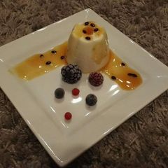 A picture of White Chocolate Panna Cotta.