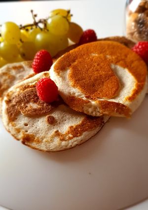 Une photo de Mes Pancakes cannelle #healthy