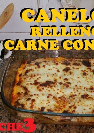 Foto principal de Canelones rellenos de carne
