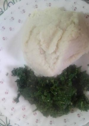 A picture of Ugali, & Emmanuel Spinach.