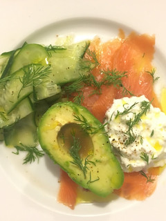 A picture of Smoked salmon delight.