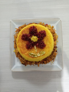 عکسی از دستور ته چین مرغ