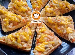 Gambar Pizza Roti Carbonara 🍕