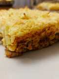 Pastel de papa con base de pollo y choclo