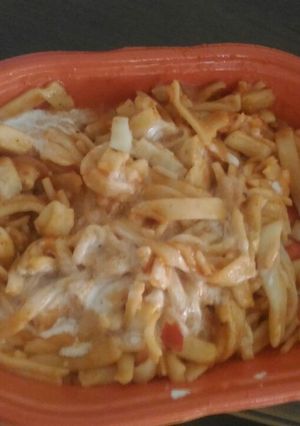 A picture of Cheese pasta.