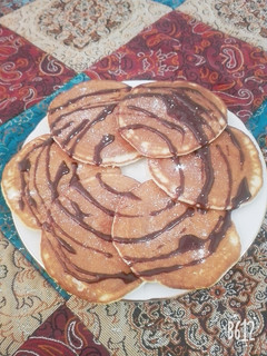 عکسی از دستور پنکیک ماست