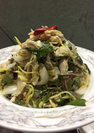 Hình của món Gỏi xoài với gà.