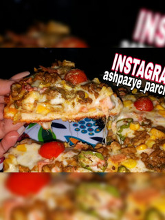 عکسی از دستور پیتزا مخلوط تابه ای 🌸