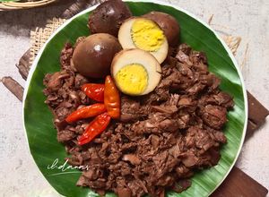 Foto resep Gudeg Telur Khas Jogja Lezat Simpel (Legit, Hitam dan kering)