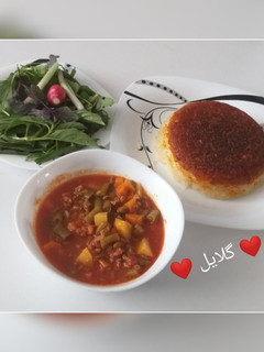 عکسی از دستور خورشت لوبیا سبز 😋