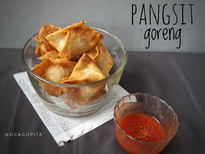 Langkah Mudah untuk Menyiapkan Resep  Pangsit goreng yang Enak Banget, Sempurna