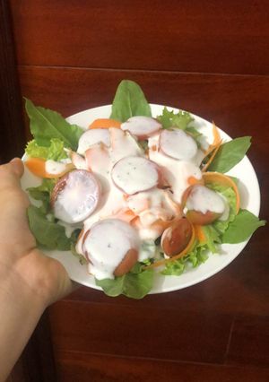 Hình của món Salad rau trộn eat clean.
