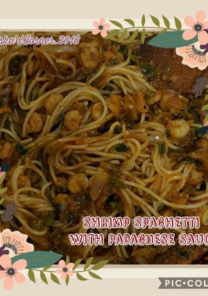 Foto resep Spaghetti Udang Saus Padang #PekanInspirasi