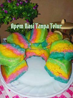 Foto resep Apem Nasi Tanpa Telur