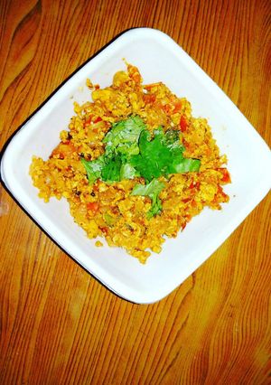 A picture of Egg bhurji.