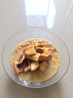 Foto resep Cream Soup with Crouton
