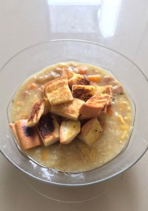 Foto resep Cream Soup with Crouton