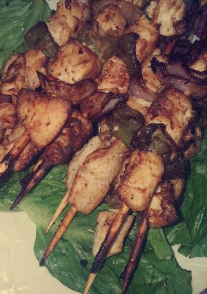 صورة لوصفة تكة الدجاج المقلية🍢🍢