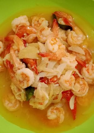 Foto resep UDANG GORENG MENTEGA LEMON 🦞🍽️