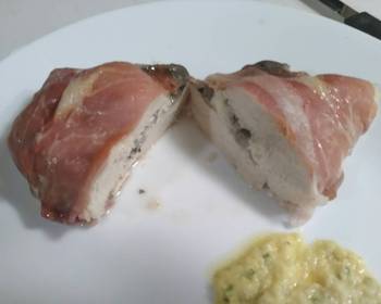 The New Way Cooking Recipe Feta Stuffed Prosciutto wrapped Chicken Breasts Very Delicious