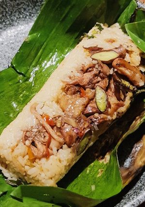 Foto resep Nasi Bakar Cumi Asin