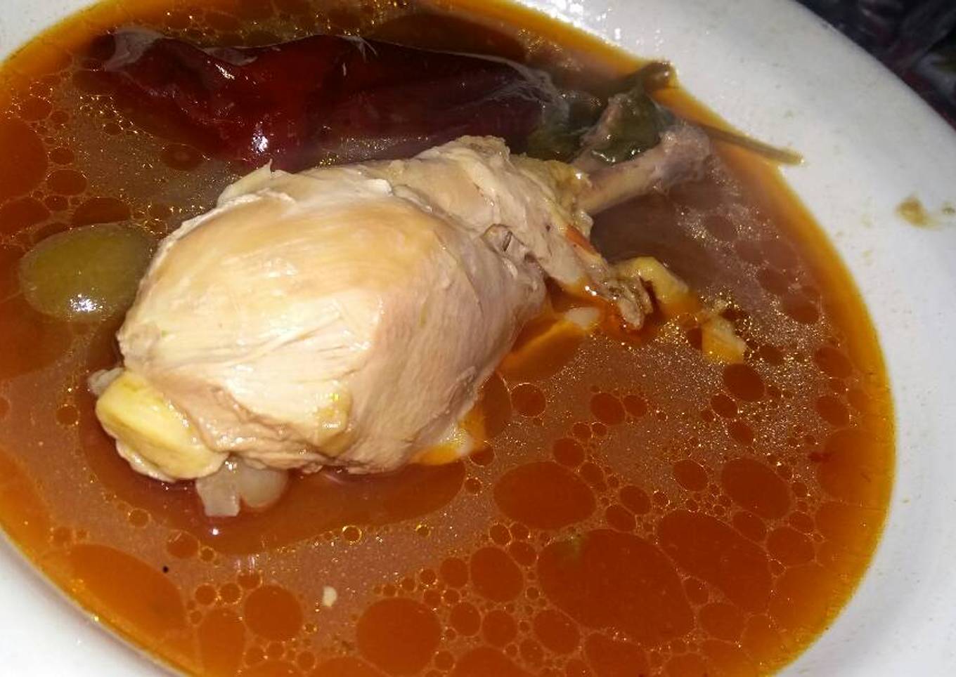 Caldo tlalpeño, exquisito