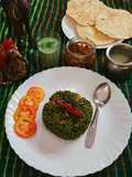 Whole moong Dal Spinach Khichdi