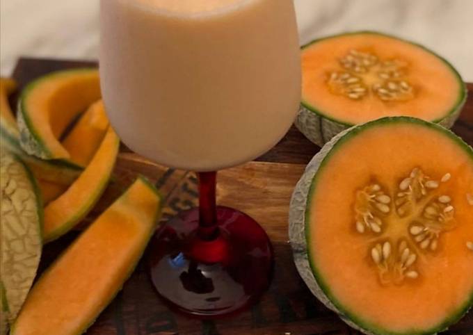 Jus de melon cantaloup charentais