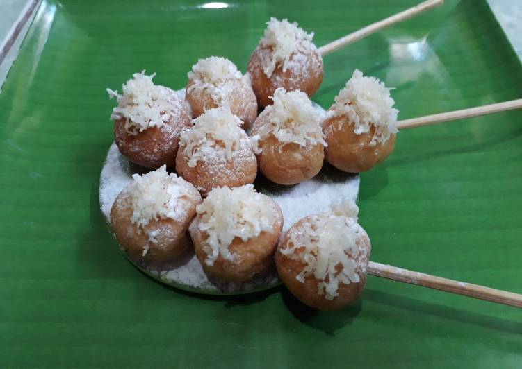 resep cara bikin Donat ketan keju