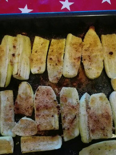 Una foto de Calabacines al horno! (Al limón)