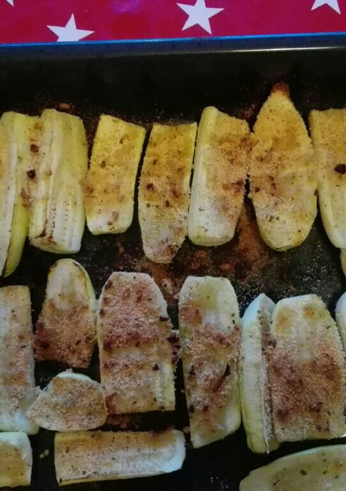 Una foto de Calabacines al horno! (Al limón)