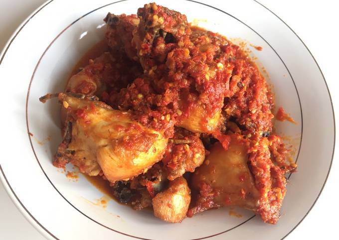 Ayam balado / dicabein