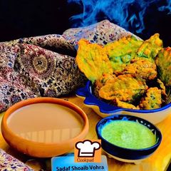 A picture of Palak pakora.