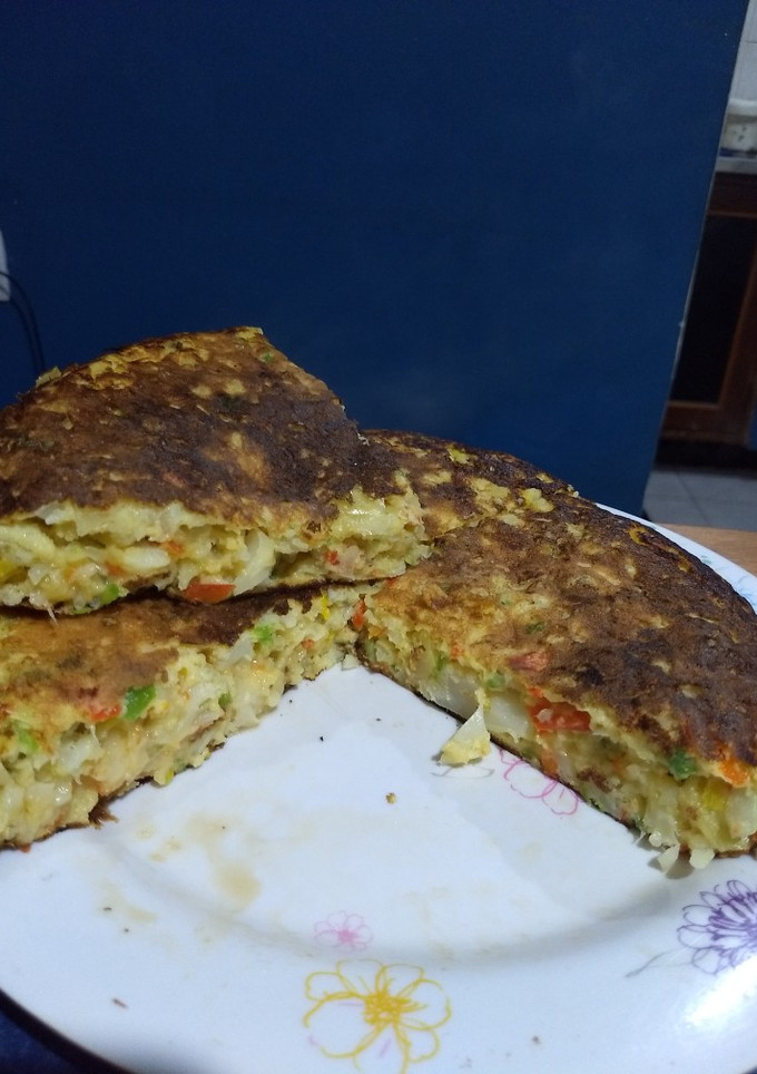 Una foto de Tortilla de coliflor. Deliciosa! 😋