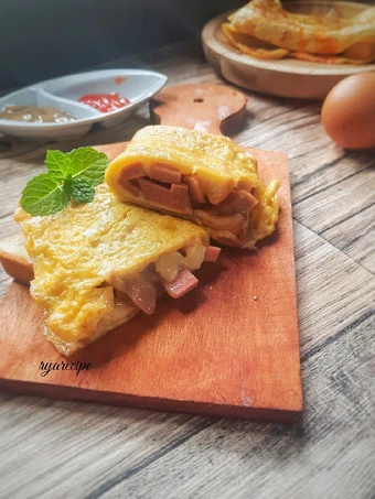 Langkah Mudah untuk Membikin Resep Sandwich sosis telur yang Lezat Anti Ribet, Lezat