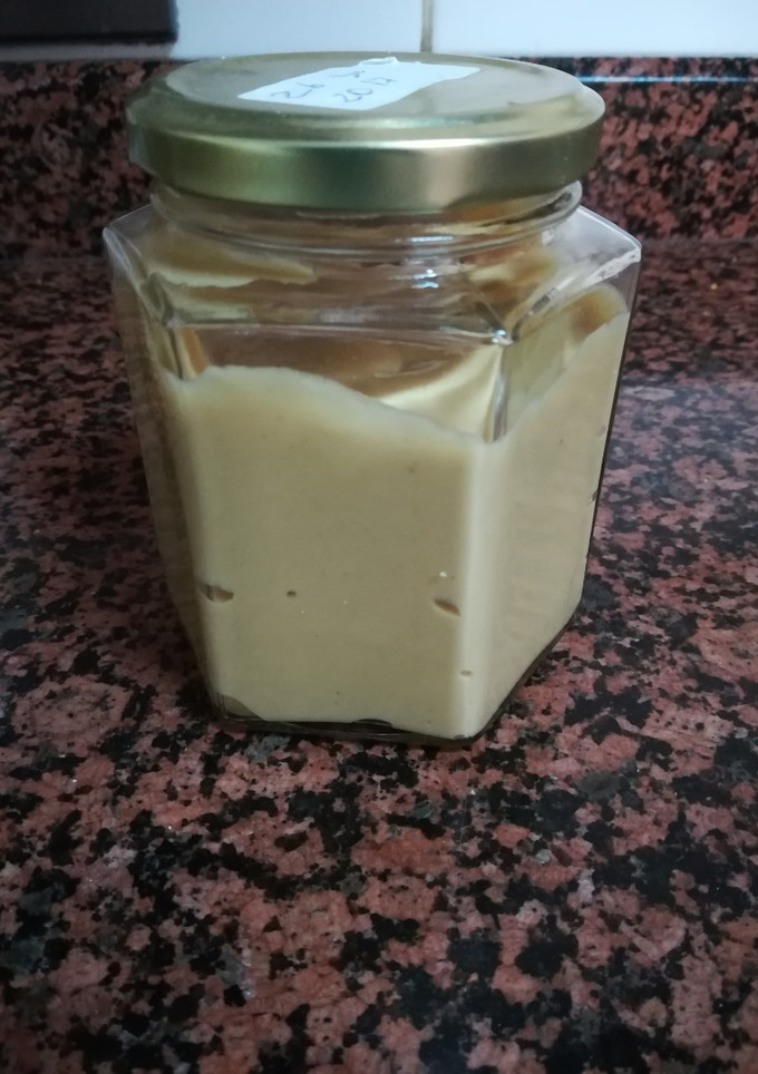 Una foto de Mantequilla de maní casera