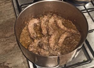 Una foto de Cuellos de pollo de la abuela