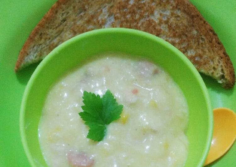 Recipe: Perfect 4. Sup Krim Jagung