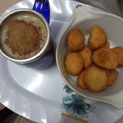 A picture of Akara and pap (Ogi).