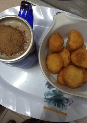 A picture of Akara and pap (Ogi).