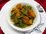 A picture of mixed vegetable side dish