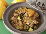 Tajine de pollo con limón confitado - al estilo marroquí-