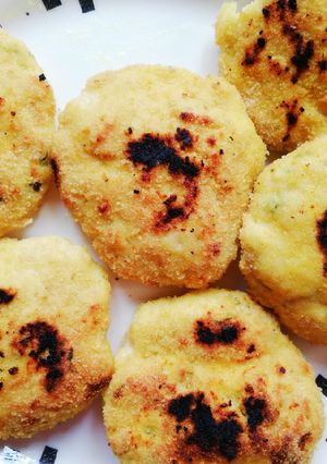 Una foto de Nuggets de pollo caseros