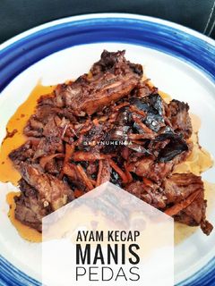 Foto resep Ayam kecap manis pedas