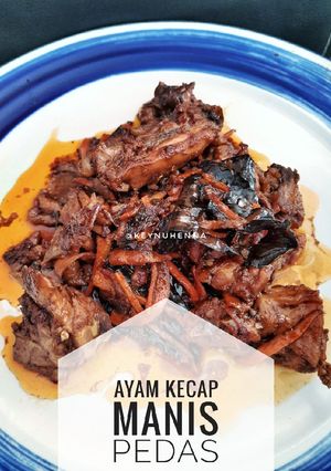 Foto resep Ayam kecap manis pedas