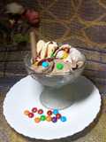 Banana ice cream milk