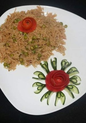 A picture of Masla matar pulao.