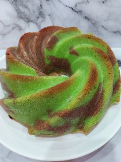 Foto resep Bolu Marmer Coklat Pandan