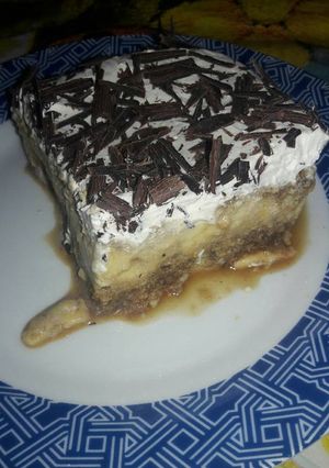 Una foto de Postre de vainilla